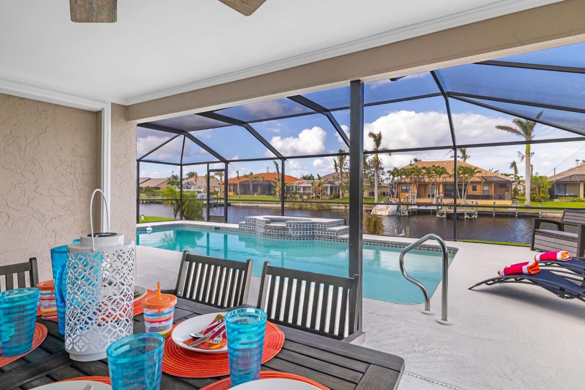 Fully Remodeled Electric-Heated Pool Home On Gulf-Access Canal - Villa Sunny Cape Coral Zewnętrze zdjęcie