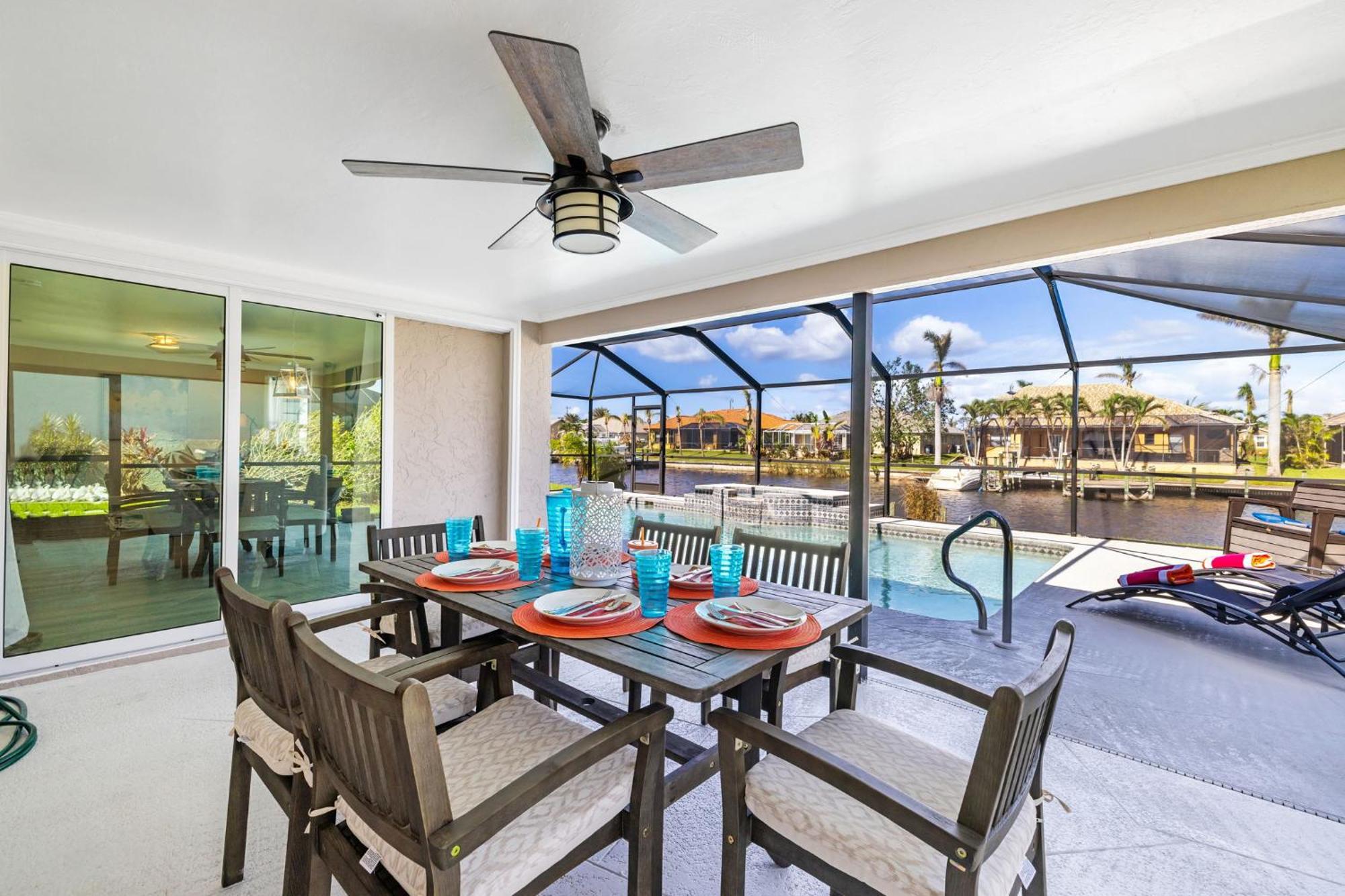 Fully Remodeled Electric-Heated Pool Home On Gulf-Access Canal - Villa Sunny Cape Coral Zewnętrze zdjęcie